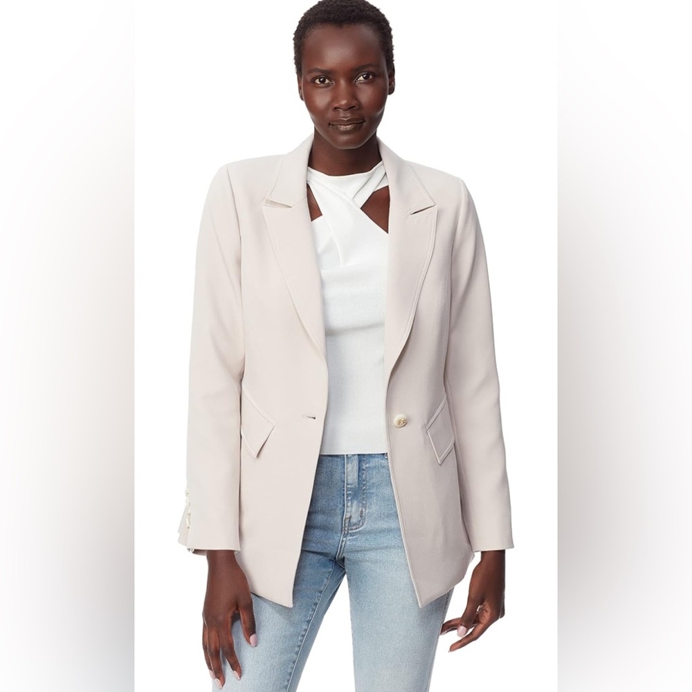 Sam Edelman Single Breasted Light Grey Blazer Small